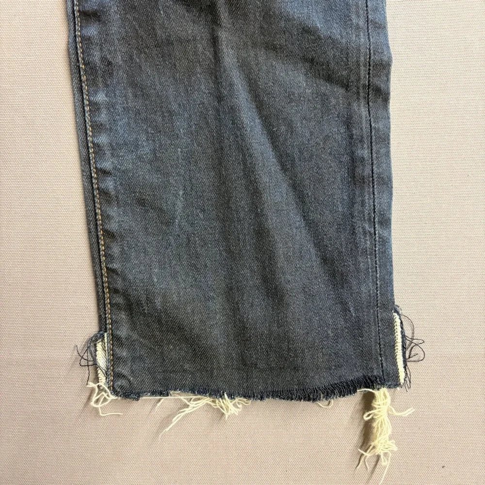 Lucky Brand 121 Slim Straight Stretch Blue Denim Jeans Mens 32x32 Medium Wash